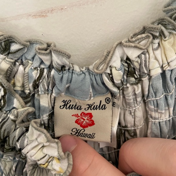 Hula hula one size fits all floral print maxi dress - Picture 5 of 6